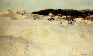 A Winter Day In Norway — Frits Thaulow