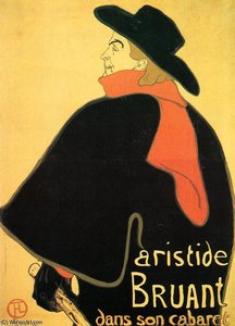 Aristede Bruand At His Cabaret — Henri De Toulouse-lautrec