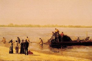 Shad Fishing At Gloucester On The Delaware River — Thomas Eakins, Contemporary Realism