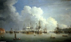 The Captured Spanish Fleet At Havana — Dominic Serres