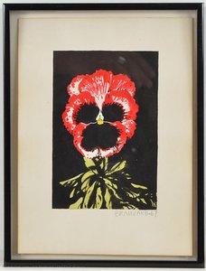 Untitled (pansy) — Joe Brainard