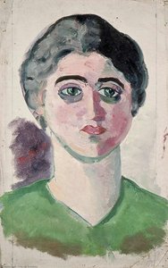Portrait Of Lena Milius — Theo Van Doesburg