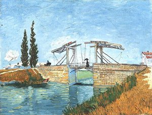 Langlois Bridge At Arles, The 2 — Vincent Willem Van Gogh, Post-impressionism