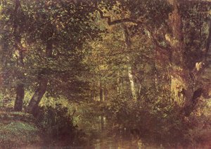 Watercourse In The Woods — Constant Troyon
