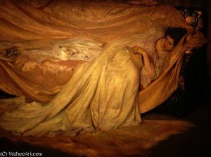 Woman On A Couch — Albert Herter