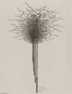 Pinoak Trees — Jacques Hnizdovsky