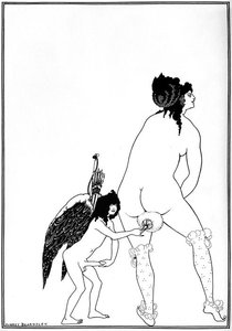 The Toilet Of Lampito — Aubrey Vincent Beardsley