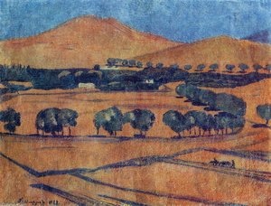 On The Mountain Slopes — Martiros Sarian