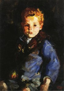 The Irish Boy In Blue Denim - Anthony Lavelle — Robert Henri