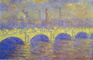 The Waterloo Bridge — Claude Monet