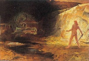 Sigurd And Fafnir — Hermann Hendrich