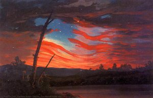 Our Banner In The Sky — Frederic Edwin Church, Hudson River School