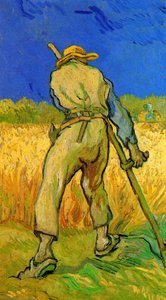 The Reaper After Millet — Vincent Willem Van Gogh, Post-impressionism