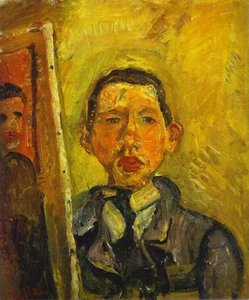 Self Portrait — Chaim Soutine, Expressionism
