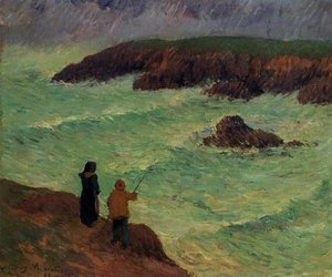 The Cliffs Near The Sea — Henri Moret