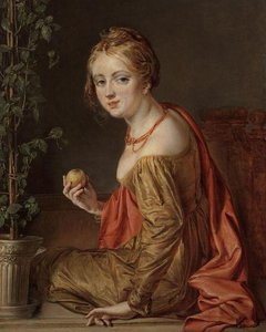 Girl with an Apple