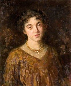 Portrait Of A Young Woman — Edward Bent Walker