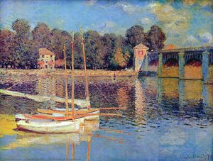 The Bridge At Argenteuil — Claude Monet