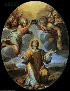 The Coronation Of St Stephen — Annibale Carracci