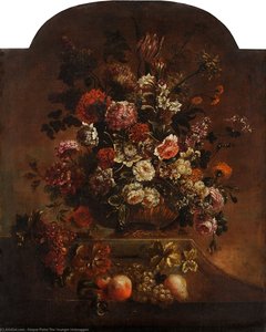 Flower fruit still life