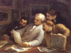 The Etching Amateurs — Honoré Daumier