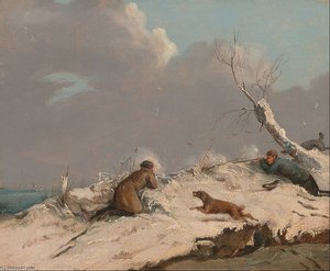 Duck Shooting In Winter — Henry Thomas Alken