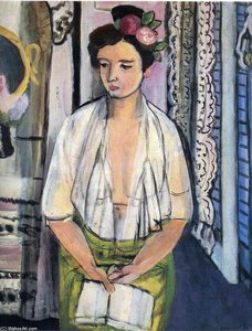 Reader On A Black Background — Henri Matisse