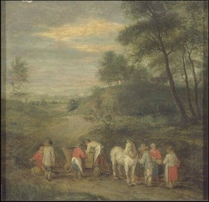 Paysage — Theobald Michau
