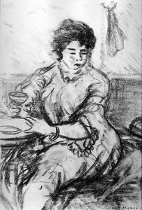 Absinthe Drinker — Robert Henri