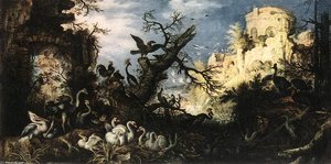 Landscape With Birds — Roelandt Savery
