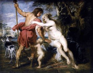 Venus Und Adonis — Peter Paul Rubens, Baroque
