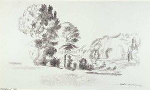 Shore Of Rockland Lake — Arthur B. Davies