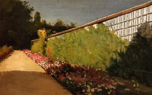 The Wall Of The Kitchen Garden, Yerres — Gustave Caillebotte