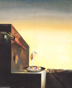 Eggs On Plate Without The Flat — Salvador Dalí, Surrealism