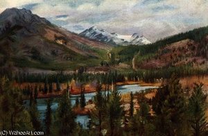 The Bow River at Banff