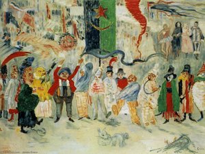Carnaval En Flandre — James Ensor, Expressionist Surrealism