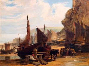 Fish Market At Hastings — John Burnet