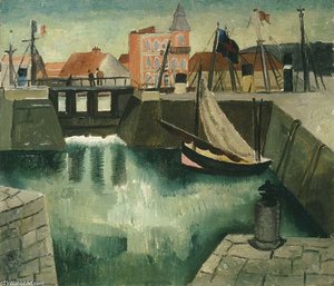 Harbour, Dieppe — Christopher Wood