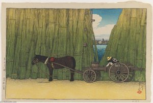 Tokyo, 12 Dai Komatogashi — Hasui Kawase