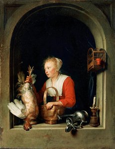 The Dutch Housewife — Gerrit Dou