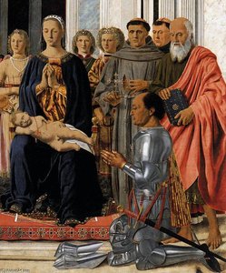 Montefeltro Altarpiece (detail) — Piero Della Francesca