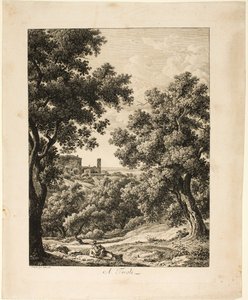 A Tivoli, From Malerisch Radierte Prospekte Aus Italien — Johann Christian Reinhart