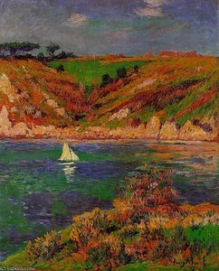 Sailboats In Brittany — Henri Moret