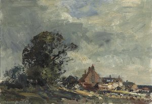 Storm Over The Farm — Edward Seago
