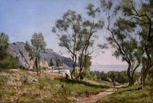 On Riviera — Henri-joseph Harpignies