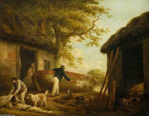 The Boatman's House — George Morland