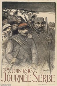 Journée Serbe — Theophile Alexandre Steinlen