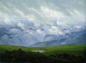 Drifting Clouds — Caspar David Friedrich, Romanticism