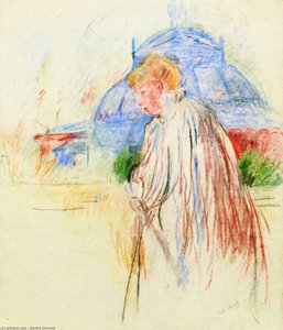 At The Exposition Palace — Berthe Morisot