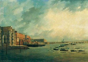The Procession of Barges Attending Lord Nelson's Body from Greenwich Hospital